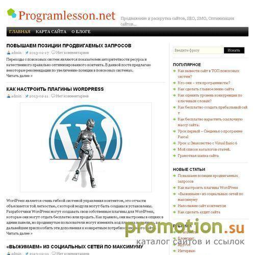 Архивное изображение: Уникальный блог Programlesson.net. Материалы о раз