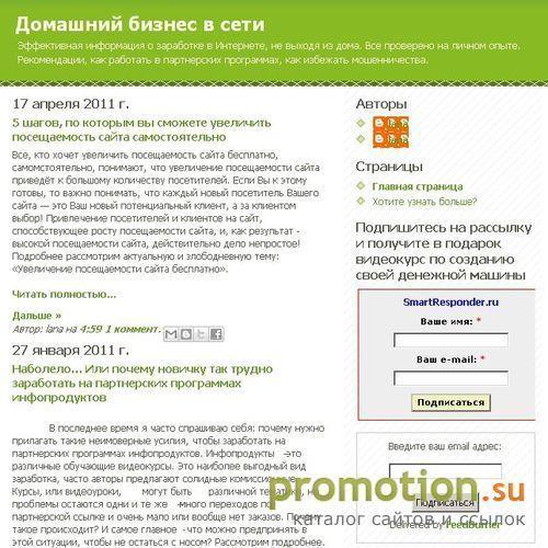 Архивное изображение: Домашний бизнес в сети